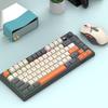 Беспроводная Bluetooth двухрежимная механическая клавиатура и мышь с дисплейной ручкой в трех цветах