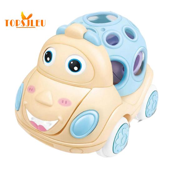 Игрушка-машинка для мальчиков и девочек, милая черепаха/грузовик/кран, автомобильная погремушка, мультяшная игрушка, мягкая погремушка, сенсорная игрушка, дошкольное обучение, подарок для детского душа