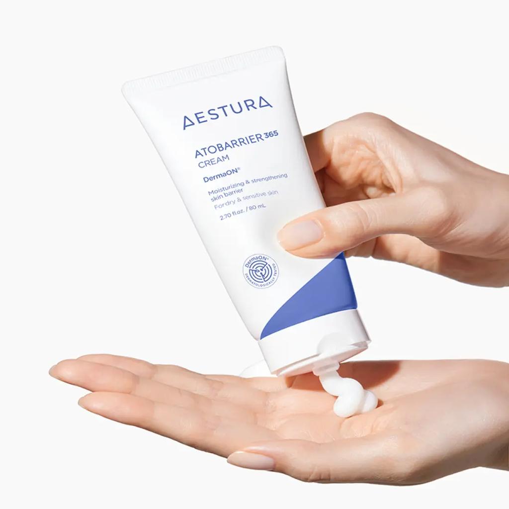 Aestura Atobarrier 365 Восстанавливающий крем для барьера – 80 мл (Двойной размер)