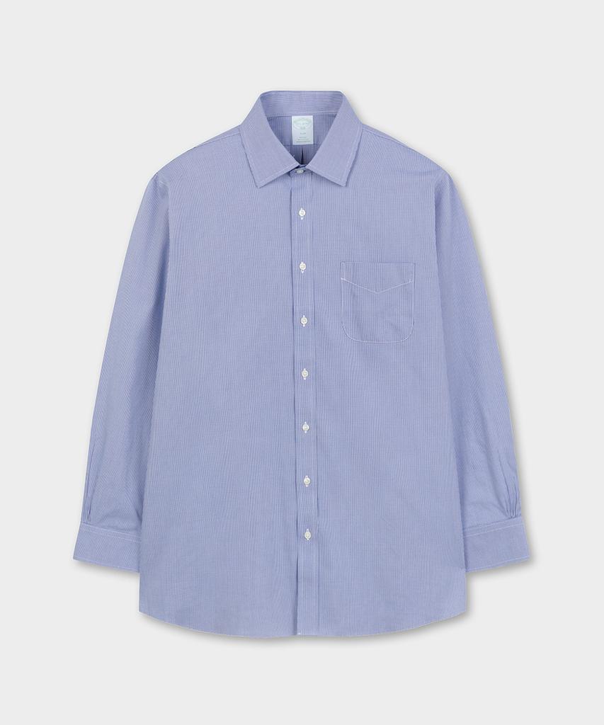 BROOKS BROTHERS Рубашка-платье Ainsley с узором "гусиная лапка", не требующая глажки (синий) (Bbtsmf0412)