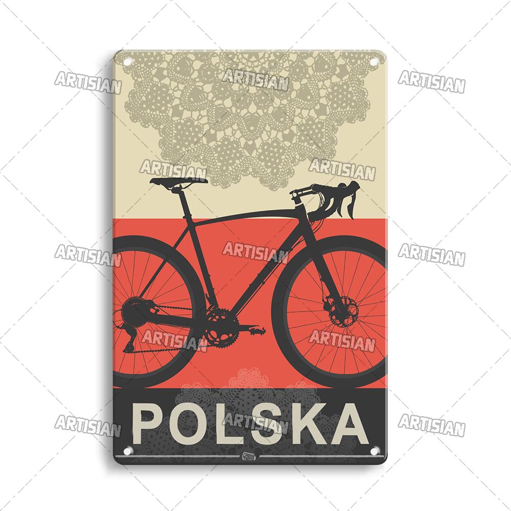 Артизанальный велосипедный металлический знак, велосипедный постер, декоративная тарелка для езды на велосипеде, настенный декор, гараж, бар, паб, клуб, отель, кафе, кухня