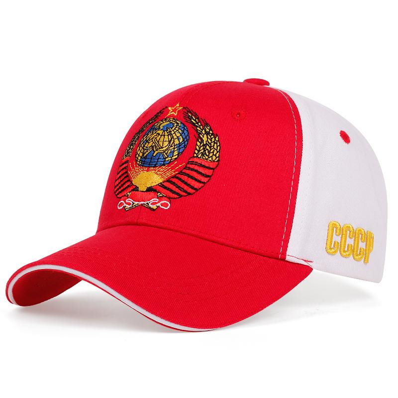 Национальная эмблема России Боковая CCCP Бейсболка Модная Мужская Кепка Водителя Грузовика Туристические Кепки для Женщин Кепки для Гольфа
