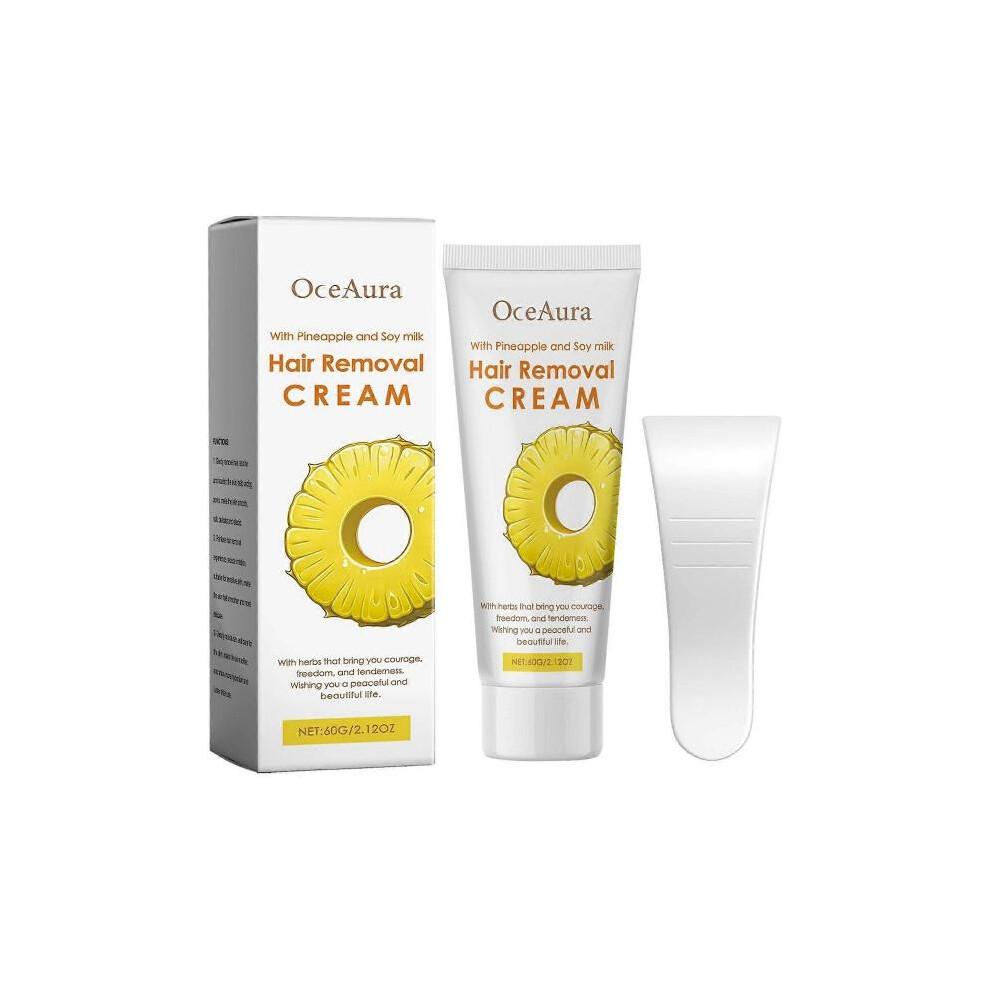 OceAura Soy Hair Removal Cream Gentle Non-irritating All-body Moisturizing and Gentle Skin Cleansing Cream