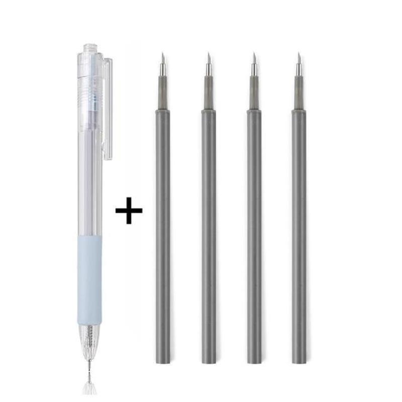 1 ручка, 4 ядра, художественный универсальный нож, ручка, нож для резки, наклейки, режущий инструмент для скрапбукинга, нож, школьные принадлежности, принадлежности для рукоделия «сделай сам»