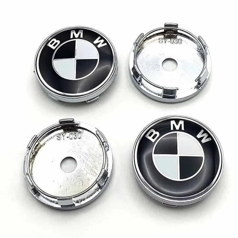 4 шт. 56 мм/60 мм/68 мм Колпачки центра колеса для BMW–Подходят для X1 X3 X5 E70 E71 X6 M3 F30 F20 F10 F11 G30 E36 E46 E53 E90 E91 E60 E61 E93