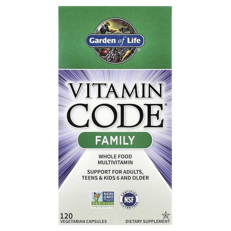 Vitamin Code®, Family, Whole Food Multivitamin, 120 Vegetarian Capsules
