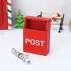 1PC 1:12 Doll House Mailbox Miniature Mini Mailbox and Newspaper Christmas Holiday Pocket Scene Decoration