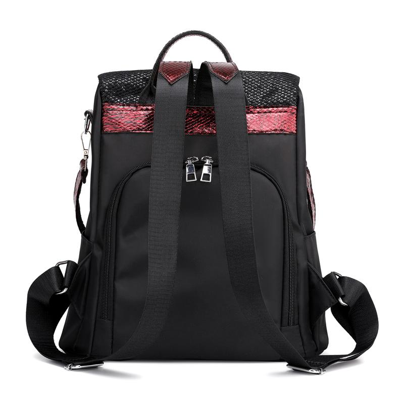 Женский рюкзак, противоугонный рюкзак с блестками, дорожный женский нейлоновый рюкзак, большой школьный рюкзак в консервативном стиле для девочек, высокое качество
