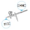 KKmoon Professional Gravity Feed Airbrush Set for Art Painting Tattoo Paint Hobby Spray Model Air Brush Nail Tool 0.2mm