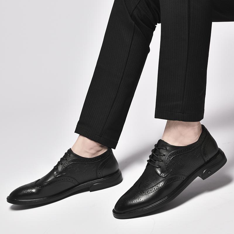Модная мужская формальная кожаная обувь Роскошные дизайнерские модели для отдыха на природе и для бизнеса Элегантная мужская свадебная обувь
