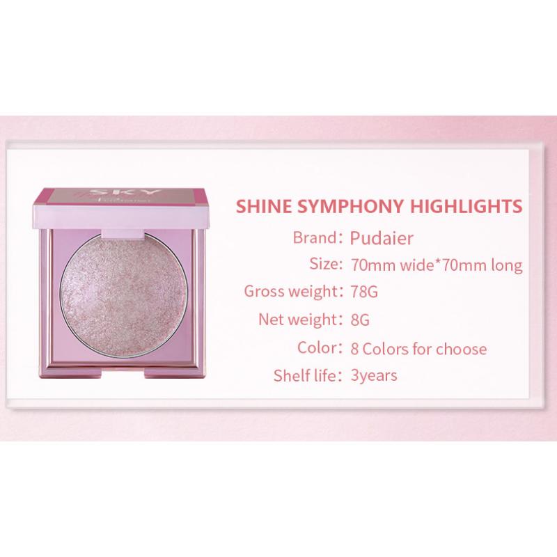 Pudaier Легкая пудра для макияжа, восстанавливающая жемчужная легкая пудра для торта, легкая кремовая матовая восстанавливающая пудра