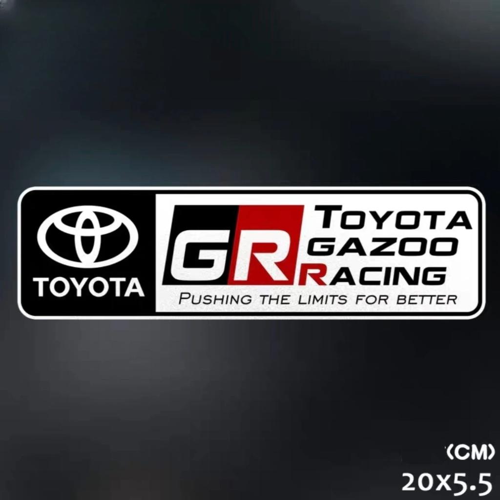 Автомобильная наклейка с логотипом значка кузова зеркала заднего вида окна заднего стекла декоративная наклейка для Toyota GE модифицированная TRD Corolla Camry