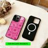 Цветочный чехол для телефона для iPhone 17, 16, 15, 14, 13, 12, 11 Plus, Pro, магнитный, для беспроводной зарядки Magsafe
