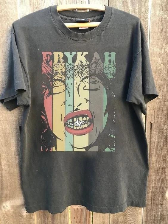 Retro Erykah Badu Erykah Badu Tour For Men Women Unisex Tshirt WA1732 Unisex T-Shirt