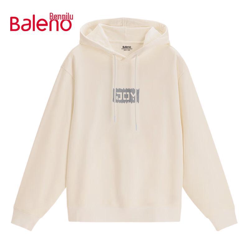 Baleno Men's Retro Letter Hooded Sweatshirt