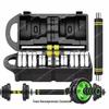 ART&LIVING Adjustable Electroplated Dumbbell & Barbell Set