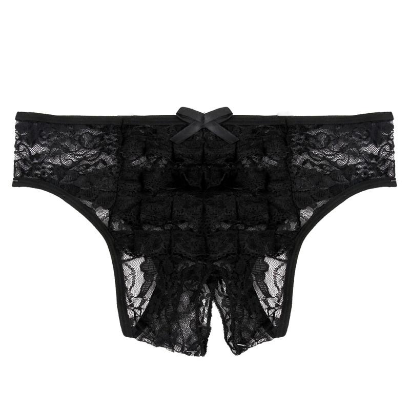 Comeondear Culotte Crotchless Sex Underwear Women Lace Panties Plus Size 6XL Briefs Sexy Open Back Female Intimates