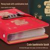 2024 Secure Cash Savings Book with Password Lock - Large Capacity Money Clip & Financial Planner