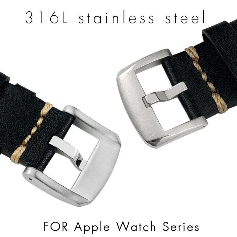 Кожаный ремешок для Apple Watch Браслет Rolex Ultra 49мм 44мм 45мм 41мм 40мм 42мм 38мм iWatch Серия 3 4 5 6 SE 8 Ремешок для часов