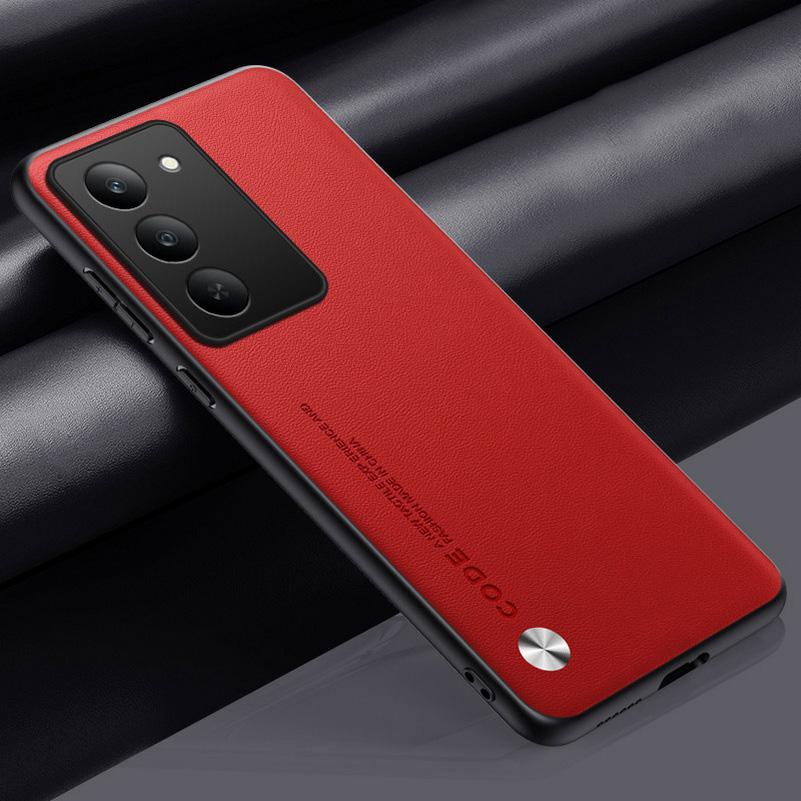 Простой кожаный чехол для Realme V60 Pro Realme GT Neo 7 6 6T 5 3 3T GT 7 Pro 6 6T 5 Pro 3 13 Pro 12 11 Жесткий защитный чехол для камеры