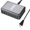 500 Вт Настольные GaN Зарядные Устройства 6 USB C 2 USB A Зарядная Станция Настольный Мультипорт для Быстрых Зарядных Устройств Адаптер Питания для Ноутбука