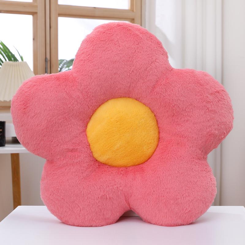 Sunflower Seat Cushion for Office Chairs - Decorative Flower Pillow for Backrest or Bay Window.