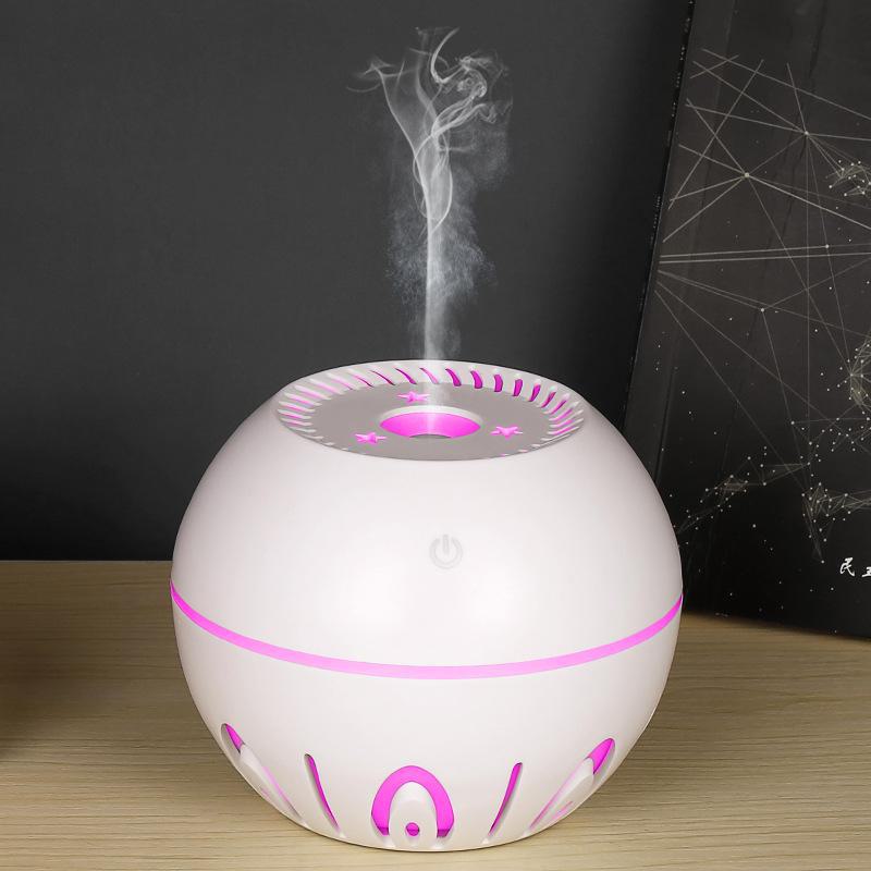 Креативный USB-увлажнитель воздуха с функцией ароматерапии и эффектом дыма и древесной фактуры с возможностью нанесения индивидуального логотипа