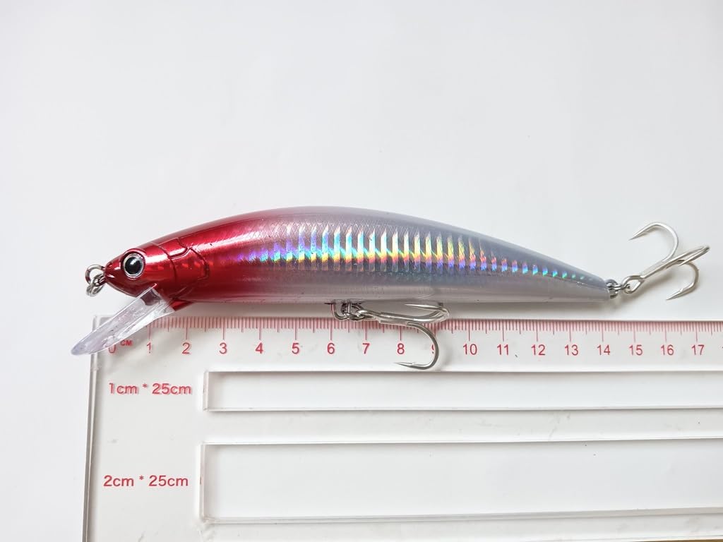 Супер вес 68 г тонущий минноу набор из 5 цветов прочная проволока грубые камни глубокая точка глубокий офшор берег лакедра красный морской лещ большой вес