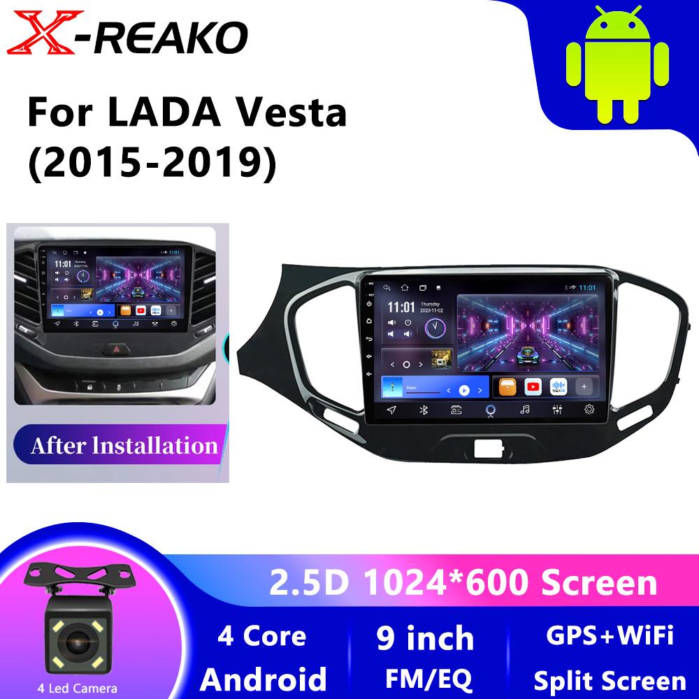 Для LADA Vesta Cross Sport 2015-2019 Беспроводной Carplay Android Auto Radio GPS DSP мультимедийный видеоплеер 2din Car Radio 4core