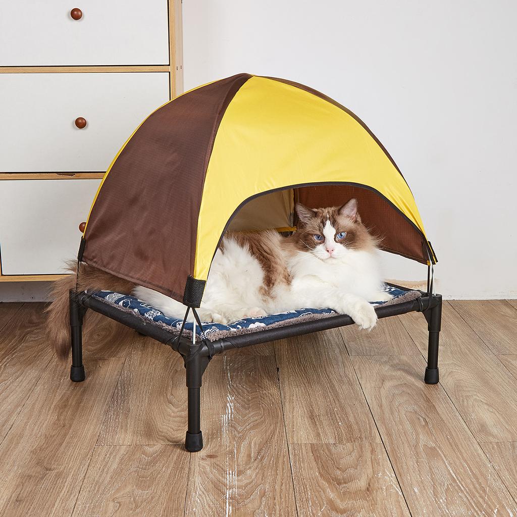 Складной домик для кошки, палатка для питомца, кровать для кошки, универсальная кровать для кошки, собаки, гнездо для питомца, теплые подушки, корзина, палатки для котят