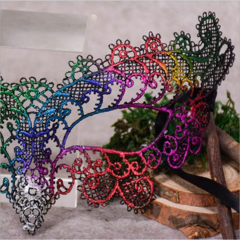 1 шт. женская ажурная кружевная маска венецианская маскарадная маска для глаз танцевальная вечеринка Хэллоуин маскарадная маска