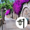 Solar Post Light High Brightness Waterproof Auto On/Off Simple Installation Retro Style Decorative Floor Lamp LED Security Light