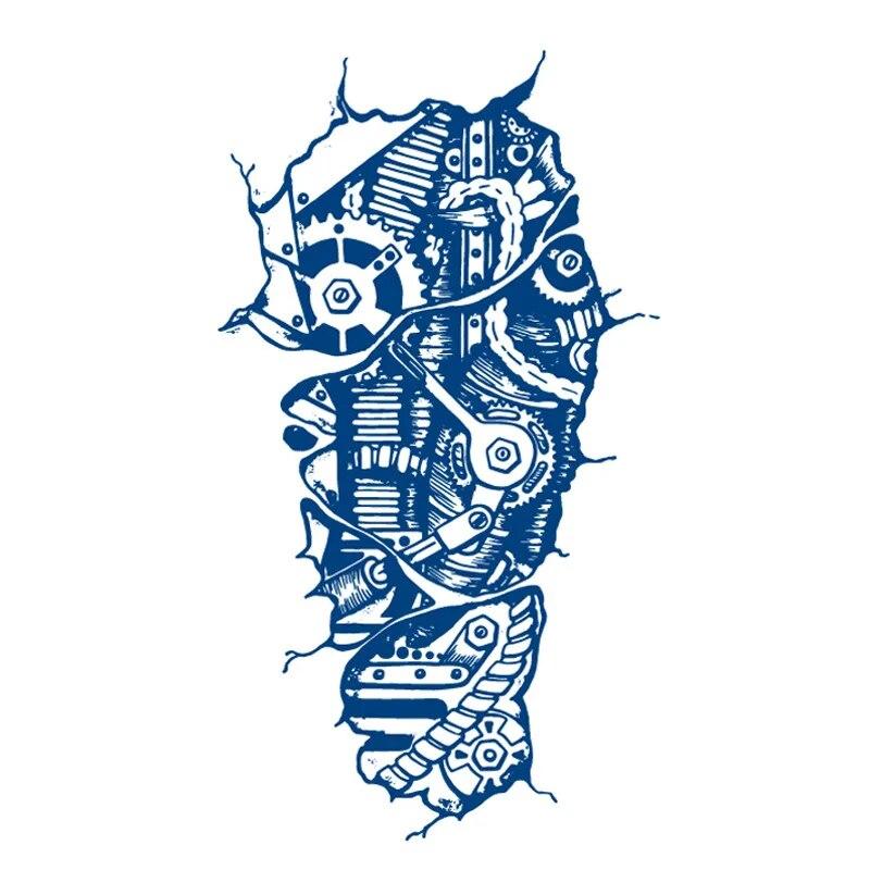 Чернила сока, татуировки, боди-арт, прочные, водонепроницаемые, временные татуировки, наклейки, Лев, Тигр, татуировка на руку, поддельные татуировки космонавта для женщин и мужчин