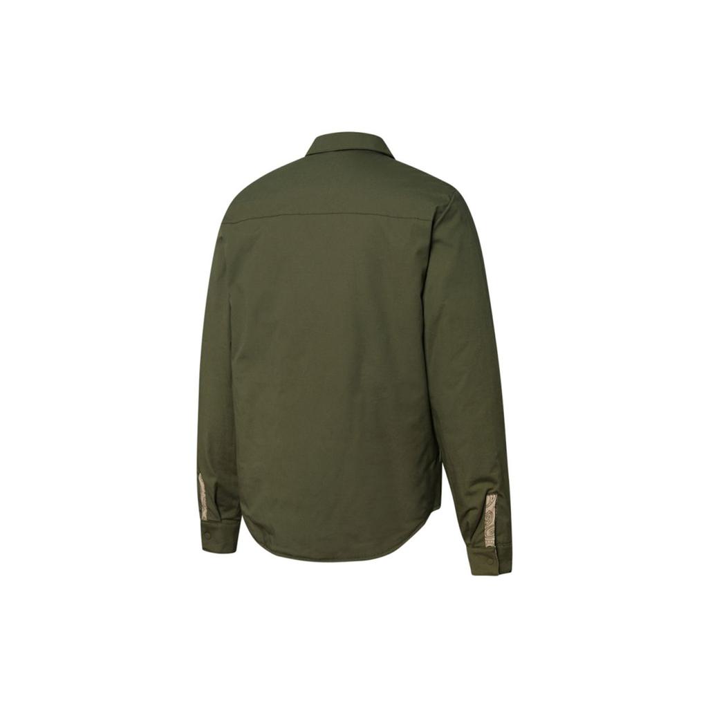 Puma Paisley Woven Reversible Jacket Men Outerwear Khaki 534972-12