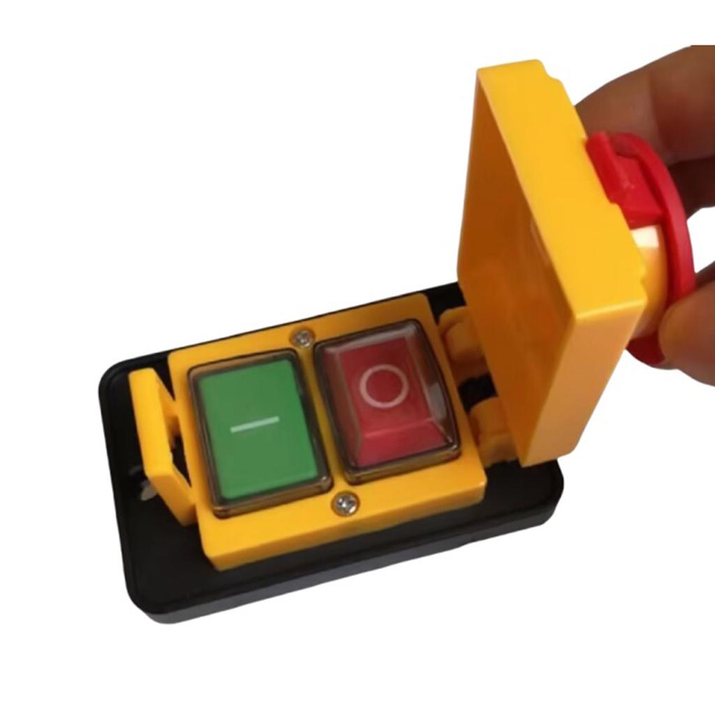 Waterproof 7 Pin Push Button Switches 400V 10A Electromagnetic Power Switches for Industrial & Marine Applications