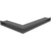Vent Cover LUFT Corner Right 40x60x6 Graphite Slim