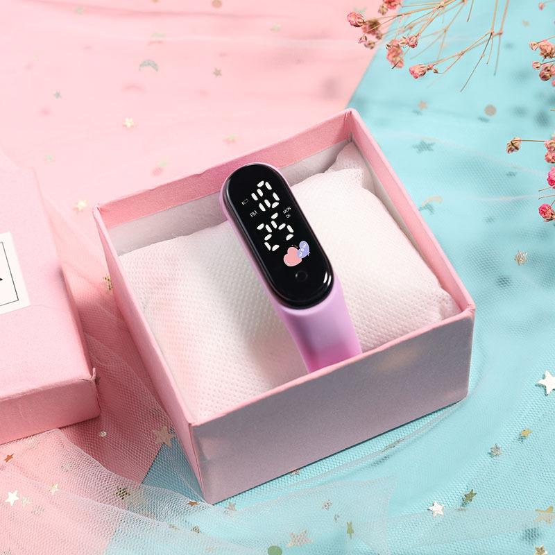 Основная мода Reward детские часы школьные студенческие светящиеся светодиодные часы детские электронные часы для девочек мальчиков часы Love Unique