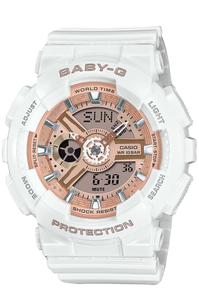 [Casio] Watch BABY-G White BA-110X-7A1JF Women's