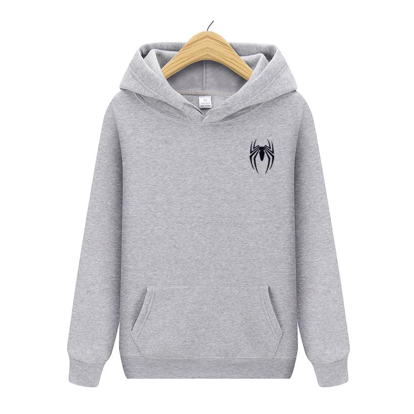 Весенне-осенняя женская толстовка с принтом паука, повседневный пуловер большого размера, популярная толстовка, трендовая одежда унисекс