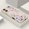 Для iPhone 16 Pro Max 15 Pro 14 Plus 13 12 11 XS 8 7 чехол с цветочным принтом, защита линз, противоударный матовый мягкий чехол для телефона из ТПУ