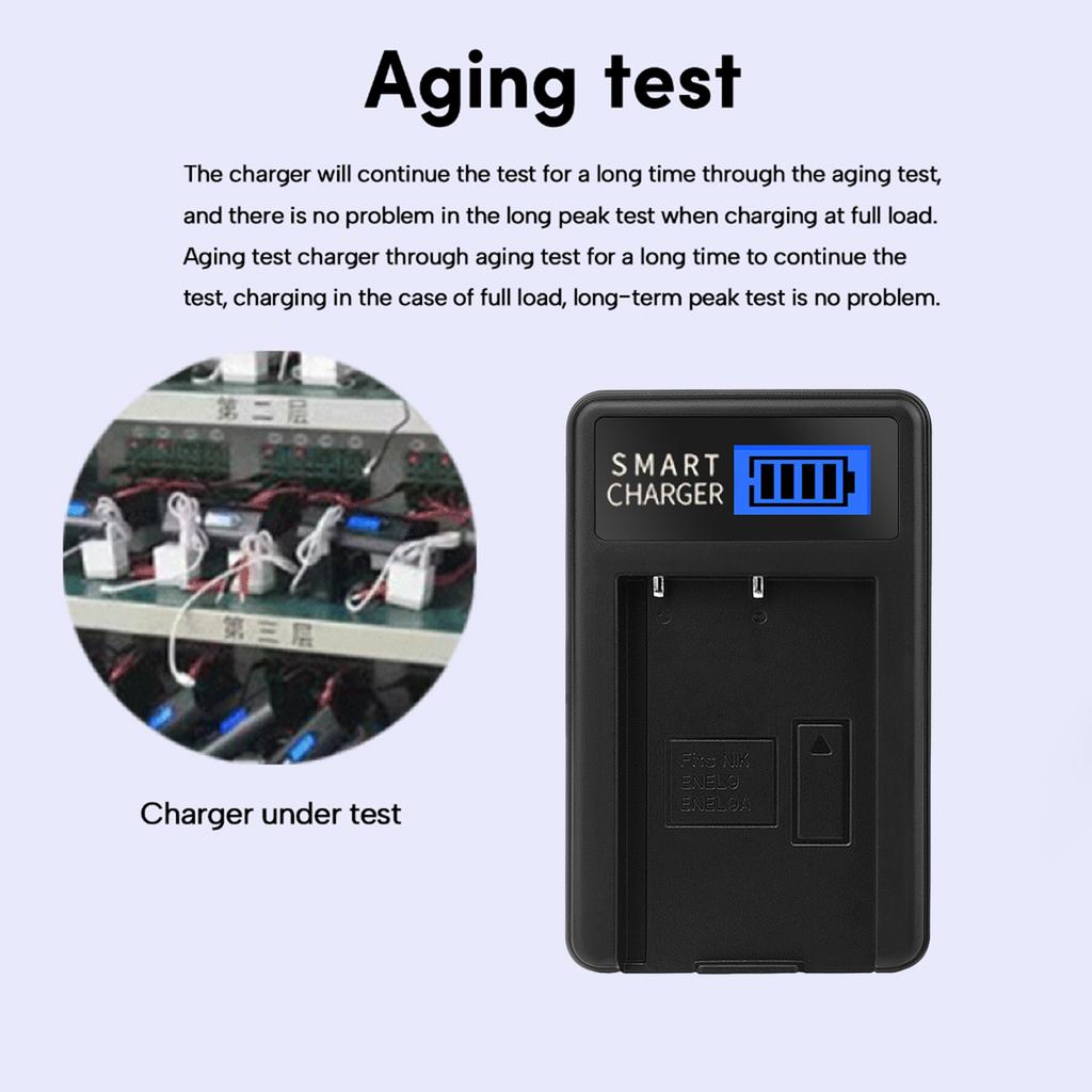 EN-EL9 EN-EL9A LCD USB Зарядное устройство для аккумуляторов камеры Одинарная док-станция для зарядки для D40 D3000 D5000 D40x D60 Аккумулятор камеры