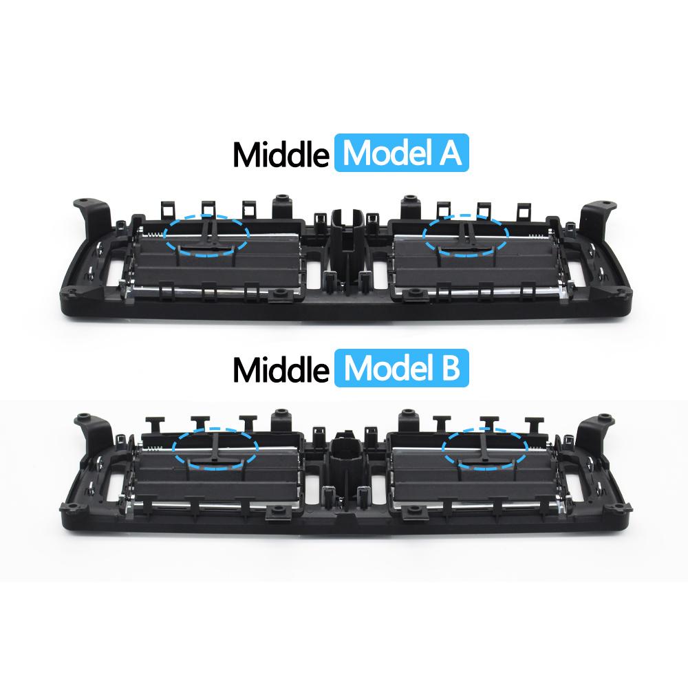 Car Front Console Central Left Right Air Conditioner AC Vent Grille Outlet Cover Panel For BMW 7 Series F01 F02 2009-2016