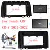 Панель радиоприемника автомобиля для HONDA CRV 2017 2018 2019 2020 2021 DVD-рамка LHD/RHD панель адаптер крышка отделка 10 дюймов/9 дюймов
