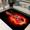 3d креативный коврик для гитары «Вода и огонь», коврики, ковры для украшения гостиной, спальни, нескользящие коврики для кухни, ванной комнаты