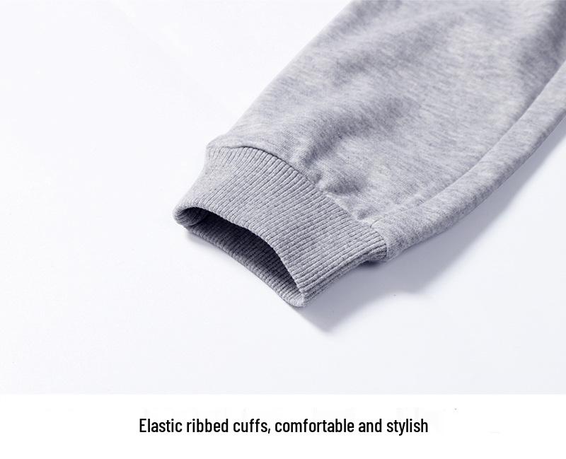 Детский хлопковый худи и штаны - комплект из двух предметов для мальчиков и девочек - весенне-осенняя спортивная одежда