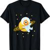 Astronaut Rocket Interstellar Launch Ship Space Alien UFO T-Shirt