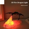 3D Print LED Dragon Lamps Night Light Warm Light Sleeping Accompany Light USB Charging Light Artwork Light Bed Lamp For Dragon Fans Room Decora
