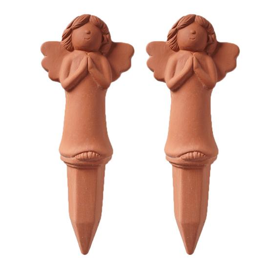 Yousheng Angel Self Watering Spike Terracotta Plant Watering Spike Slow Release Planter Insert Automatic Watering Tool for Indoor Outdoor Plants