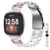 Watchband Metal Strap For Fitbit Versa 4/ Sense 2 Strap For Fitbit Versa 3 2 Classic Bracelet Replacement Wristband Accessories