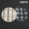 100 шт. Прозрачная пленка для значков, прозрачные защитные пленки для значков с узором «Лазерная звезда», Запчасти и Инструменты для Изготовителя Значков на Пуговицах